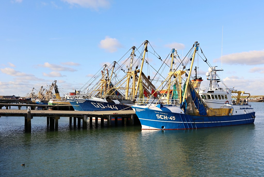 visserij industrie hdr stellendam yerseke kotter viskotter trawler visnet visnetten vloot vis vissen zierikzee